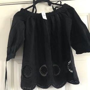 Never worn LOFT shoulder strap cut-out top.